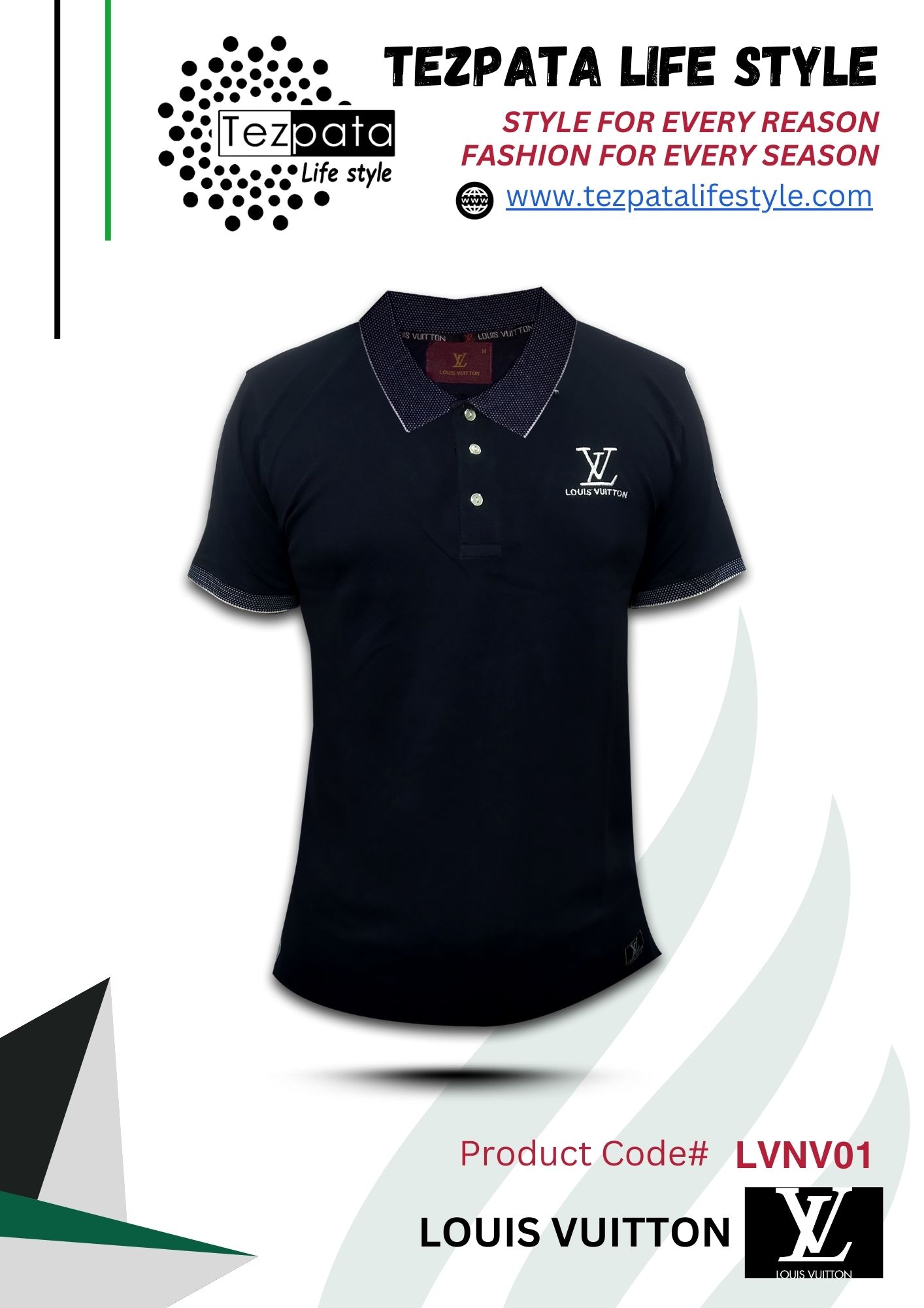 Navy Louis Vuitton 2024 Polo